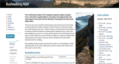 Desktop Screenshot of bushwalkingnsw.com
